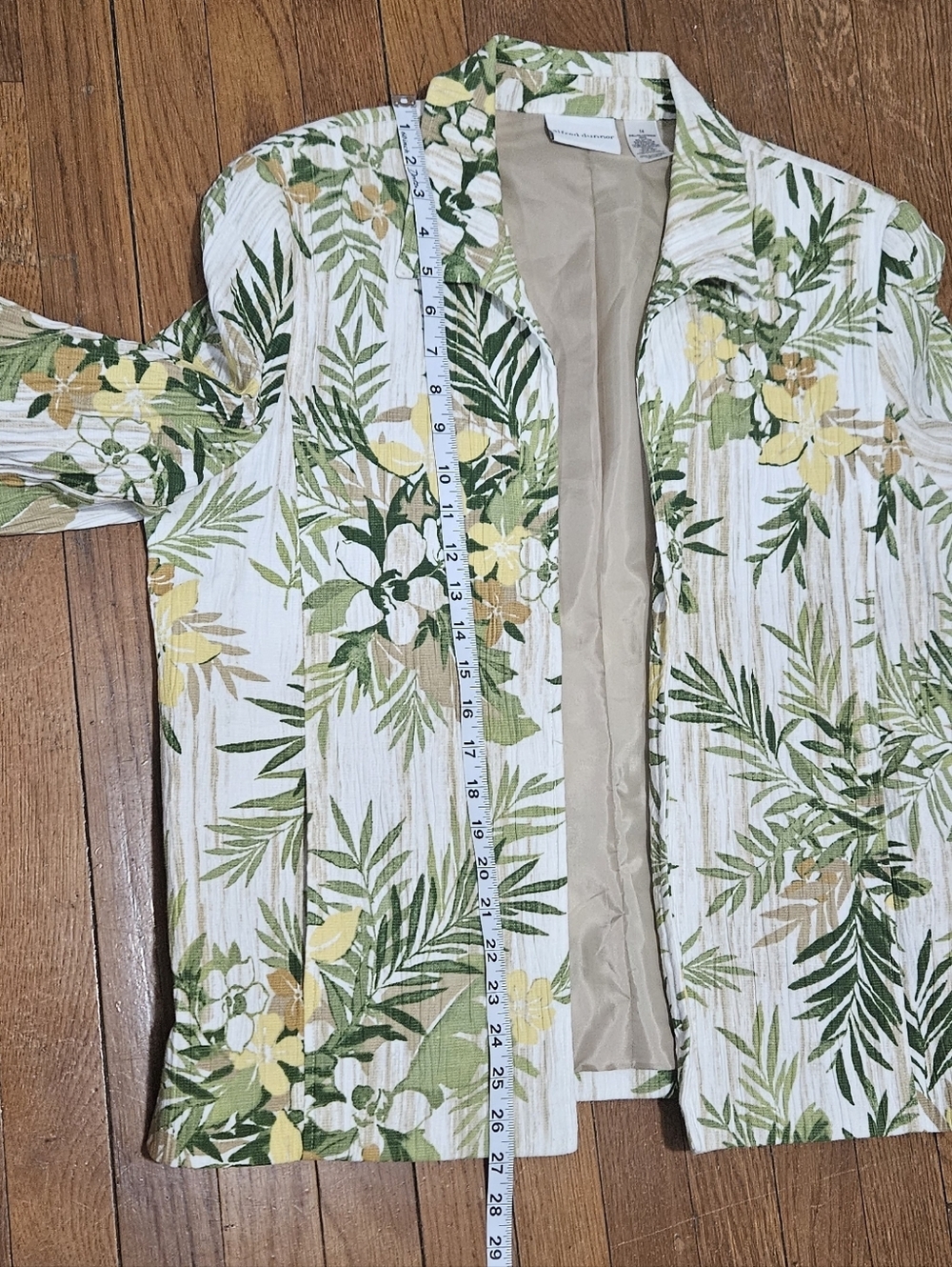 Alfred Dunner/blazer/Open Front/spring-summer/Classic Fit/size 14 - Picture 9 of 11